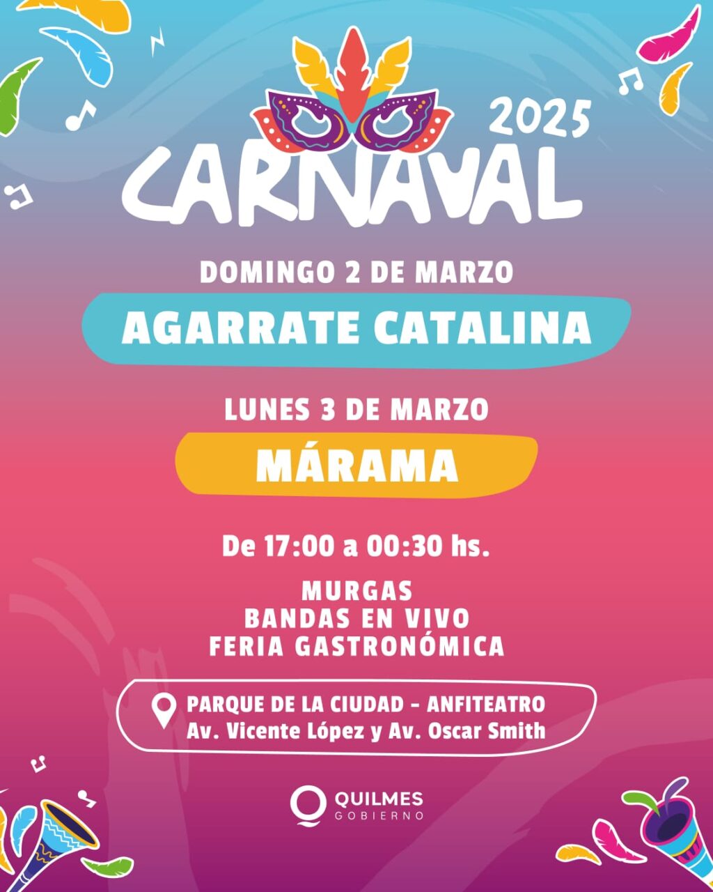 QUILMES SE PREPARA PARA EL CIERRE DE LOS CARNAVALES 2025 3