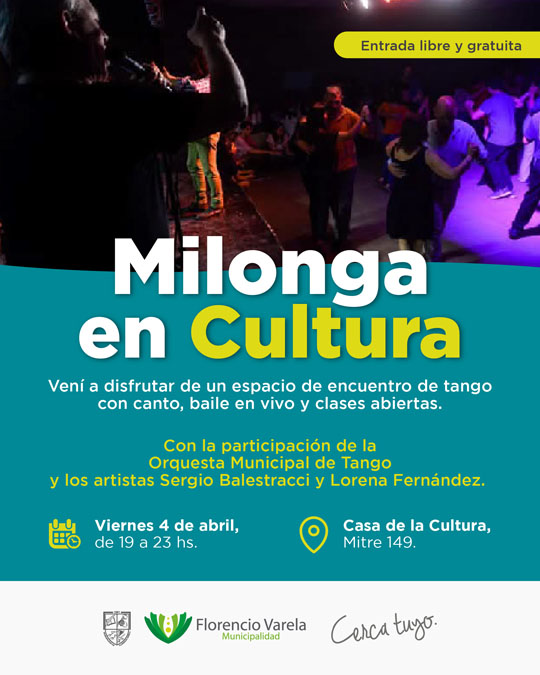 Milonga en Cultura