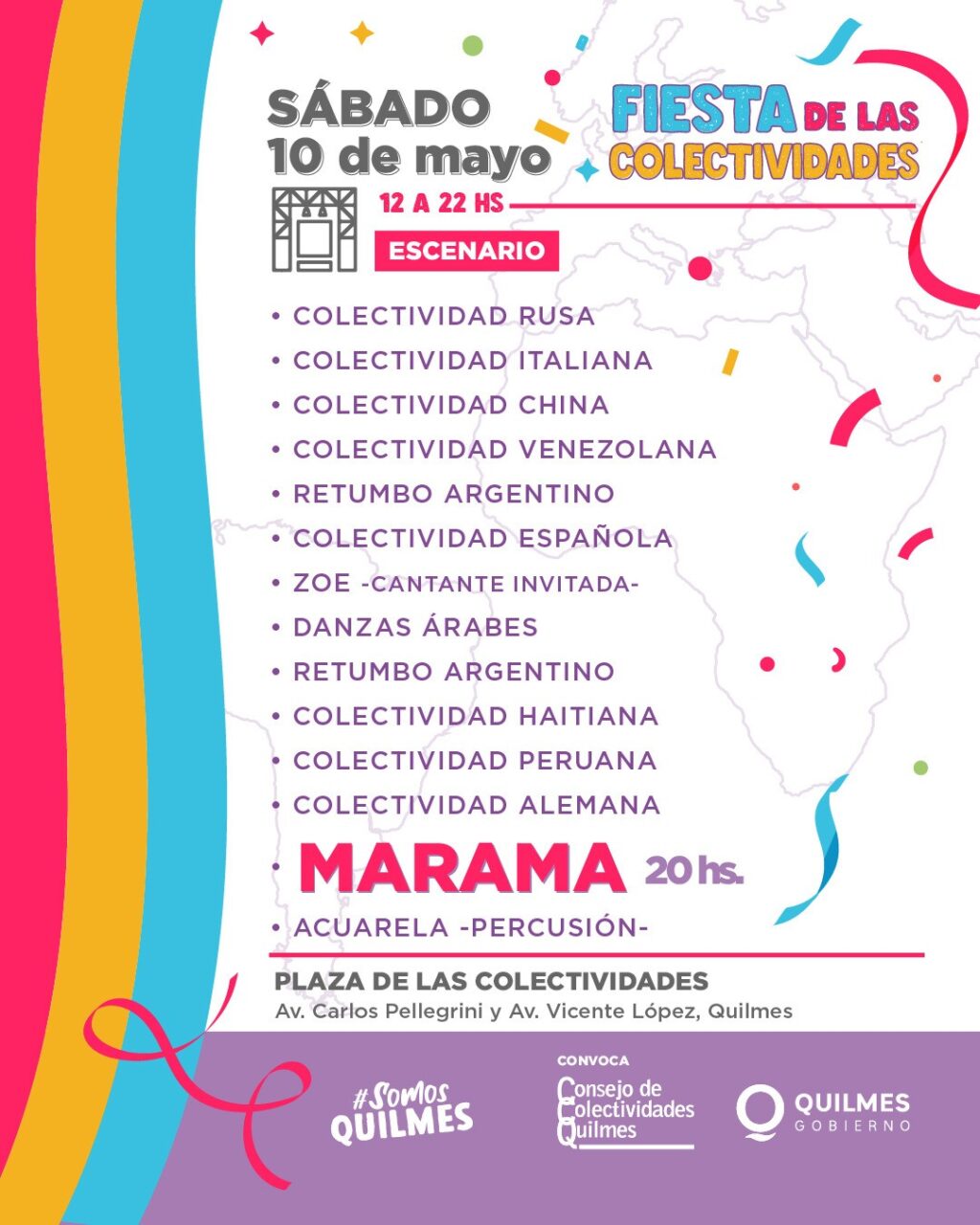COLECTIVIDADES ESTE FIN DE SEMANA EN QUILMES OESTE (3)
