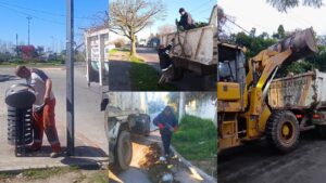 Más operativos de limpieza en los barrios