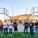 JULIÁN ÁLVAREZ INAUGURÓ NUEVAS CANCHAS DE PÁDEL MUNICIPALES EN EL PARQUE CENTRAL LAS COLONIAS
