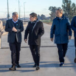 KICILLOF Y BALOR RECORRIERON LA NUEVA COLECTORA SUR DE LA AUTOPISTA BUENOS AIRES – LA PLATA