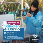LANÚS GOBIERNO CONCRETARÁ UN NUEVO OPERATIVO DE «SÁBADOS DE SALUD EN EL BARRIO» EN VALENTÍN ALSINA