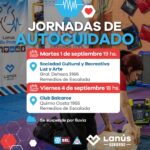 LANÚS GOBIERNO REALIZARÁ NUEVAS JORNADAS DE AUTOCUIDADO