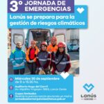 SE REALIZARÁ LA 3° JORNADA DE EMERGENCIAS EN LANÚS OESTE