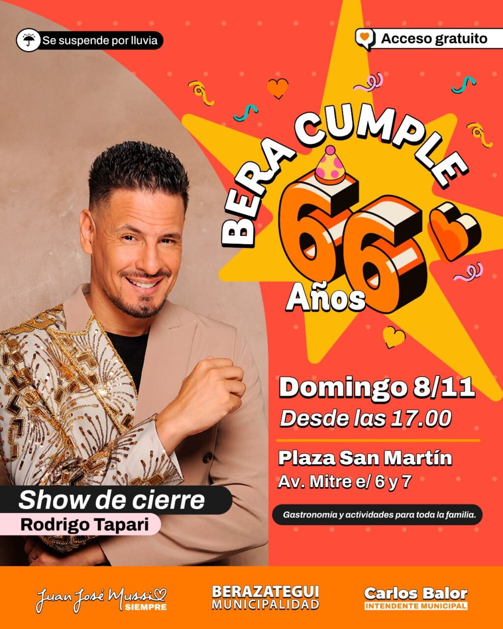 Berazategui celebra el 66° aniversario de su Autonomía con una gran fiesta popular (1)