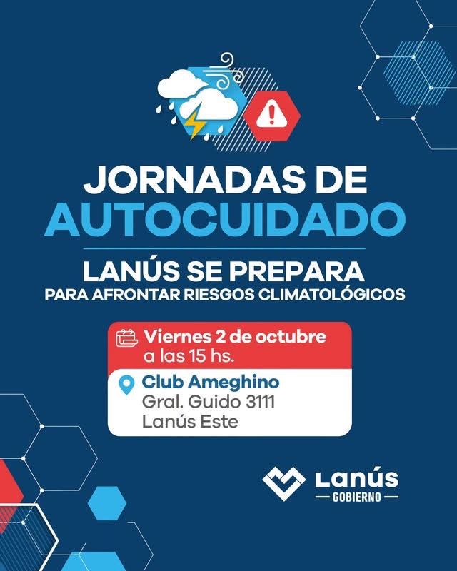 NUEVA JORNADA DE AUTOCUIDADO EN LANÚS ESTE BAJO EL LEMA “LANÚS SE PREPARA” (1)